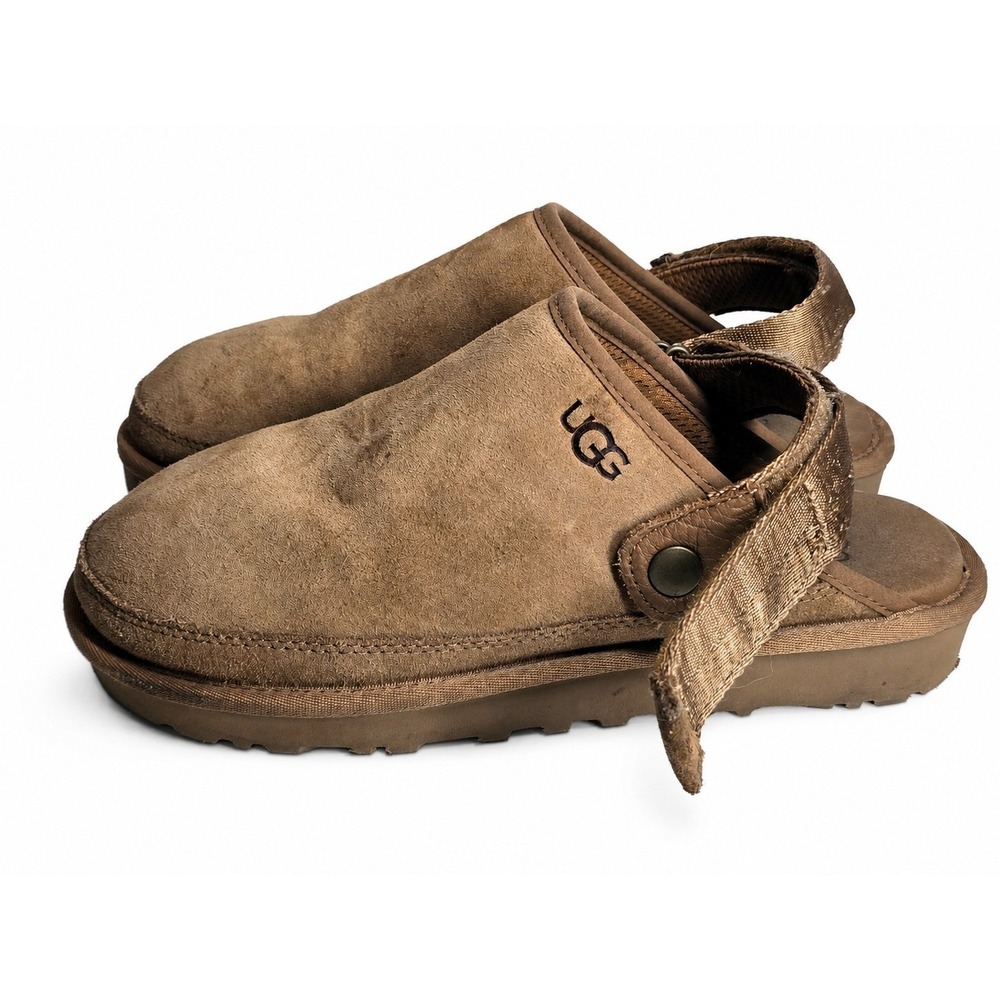 UGG Goldencoast Clog II Chestnut Suede Men's 9 Slingback Mule Shoes